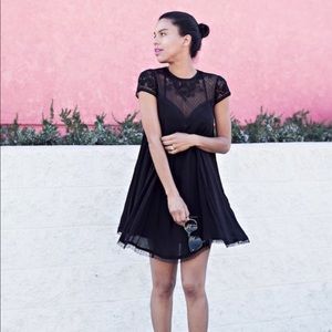 Kimchi Blue Trapeze Black Dress (XS)